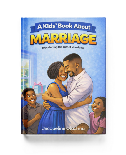 A kid's book about marriage book cover